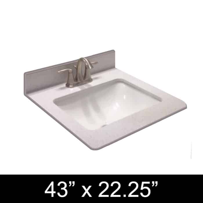 quartz vanity top