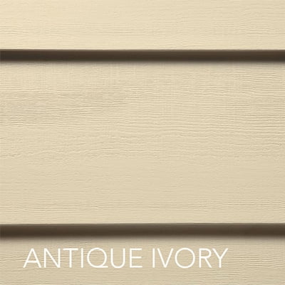 swatch of lap siding color antique ivory