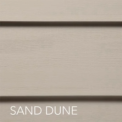 swatch of lap siding color sand dune