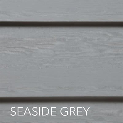 swatch of lap siding color seaside grey