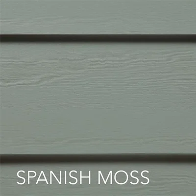 swatch of lap siding color spanish moss