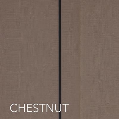 swatch of board and batten color chestnut