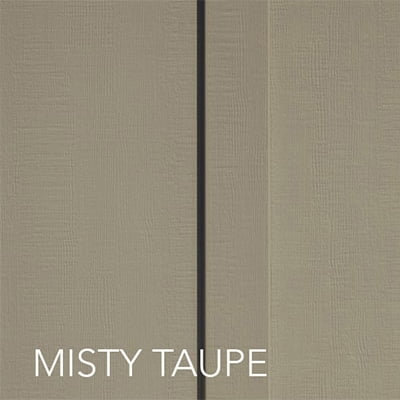 swatch of board and batten color misty taupe