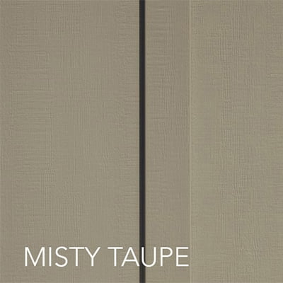 swatch of board and batten color misty taupe