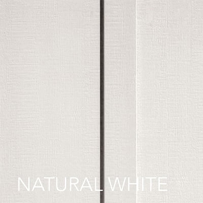 swatch of board and batten color natural white