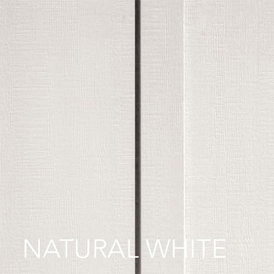 swatch of board and batten color natural white