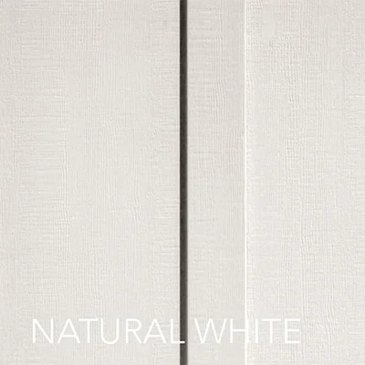 swatch of board and batten color natural white