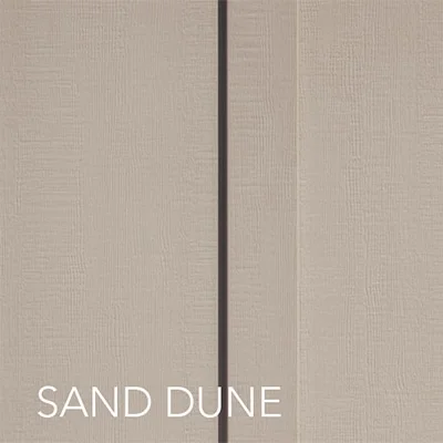 swatch of board and batten color sand dune