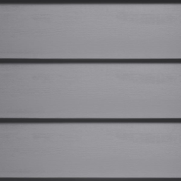 a piece of gray horizontal lap siding