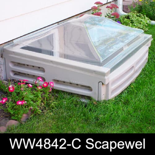 clear cover for bilco scapewel window well