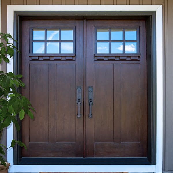 craftsman style french doors