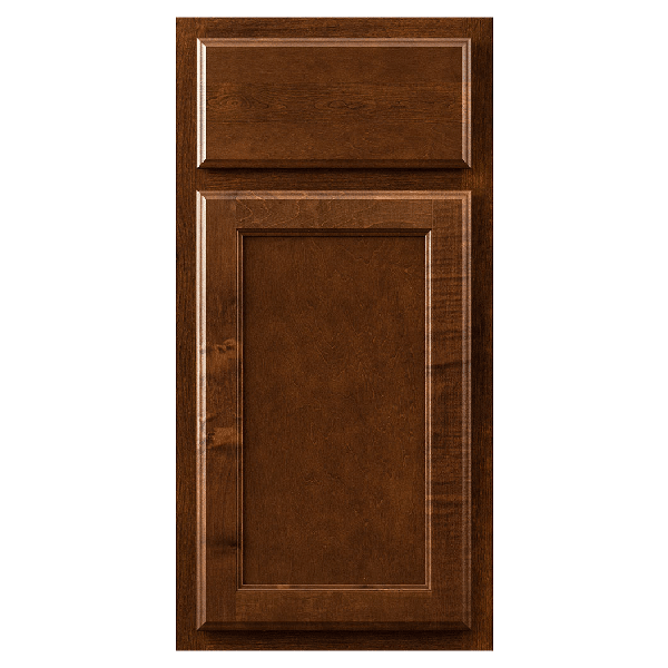slab of harmony auburn kountry wood cabinet