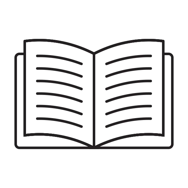 book-icon illustration of a book