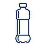 line art illustration of plastic bottle