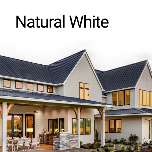 farmhouse style home with white everlast siding